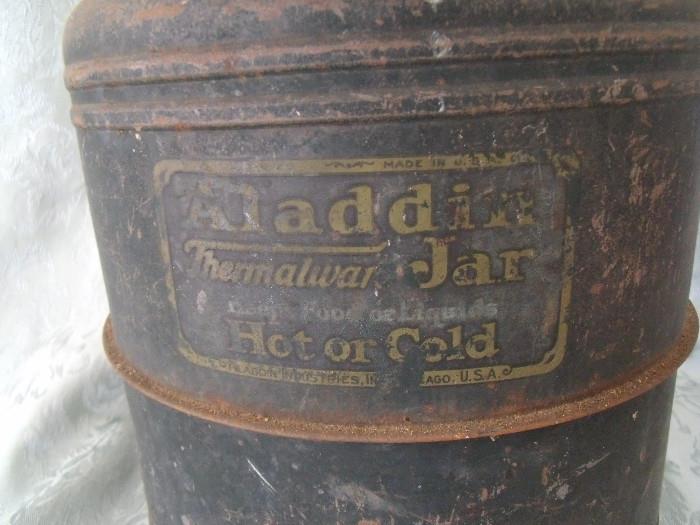 #146 Aladdin Thermal ware Jar $25 