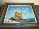 Sea painting, original