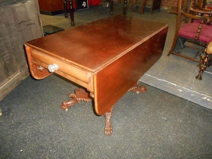 1830's Empire Drop Leaf Table