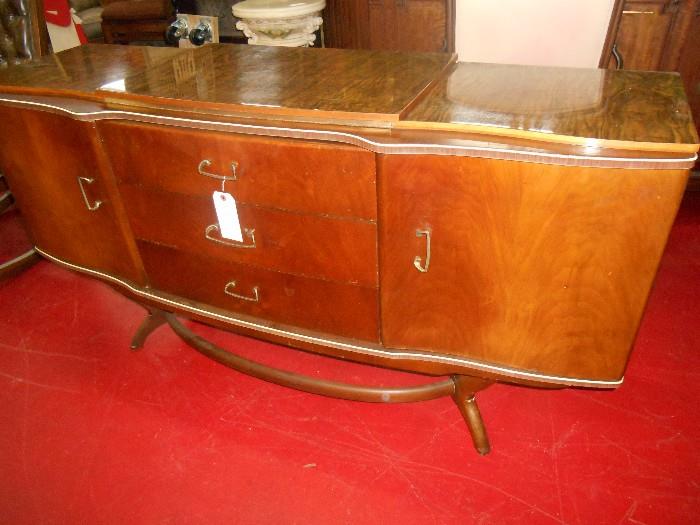 What a GREAT Mid Century Piece - Sideboard with Lift Top Lid for Flatware Storage