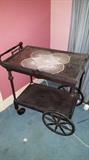 Mahogany Tea Cart