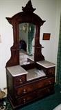 Nice Victorian Marble Top Dresser