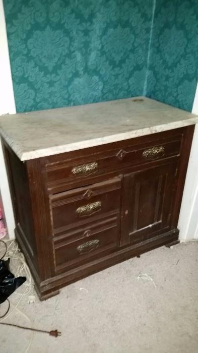 Victorian Marble Top Washtand