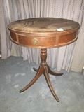Mahogany Drum Table