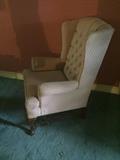 Pair of Queen Anne Wing Back Chairs