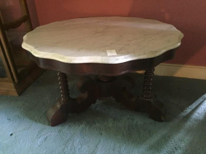 Nice Shaped Marble Top Coffee Table