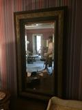 Good Framed Beveled Mirror