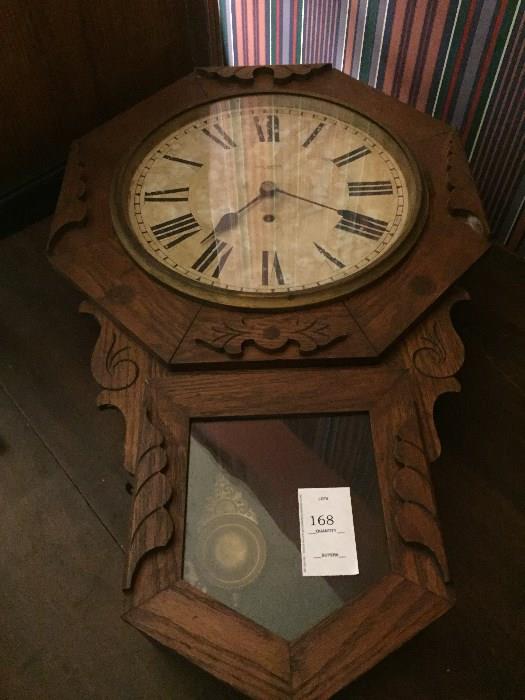 New Have Oak Wall Clock