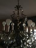 Spelter Chandelier 