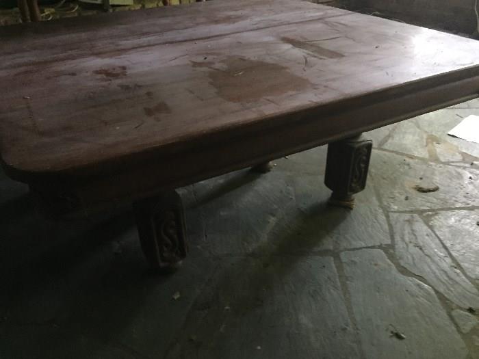 Oak Table reduced to Coffee Table