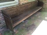 Nice Cypress Bench from Railroad Station