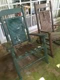 Two Old Porch Rockers
