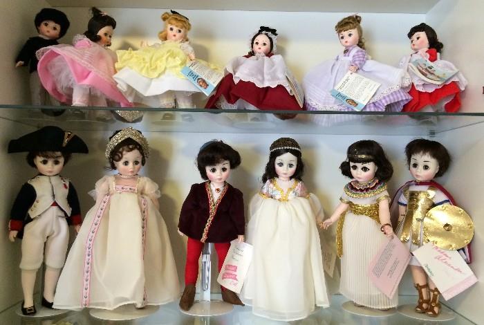 HUGE Doll collection
•	Madame Alexander (with original boxes)
o	Nice selection
•	And more!
