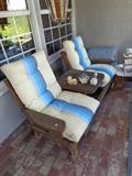 vintage wood patio furniture