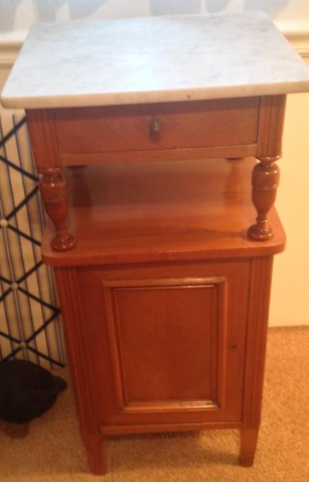 German Cabinet with marble top