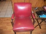 red leather? arm chair