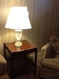 Accent table and Lamp