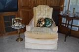 Another fun chair with Egyptian leather pillows