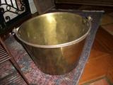 several pieces of large OLD copperware--This huge bucket was from an early Nebraska farm