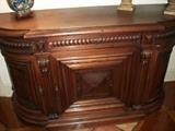 European carved sideboard