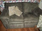 almost new love seat with recliners