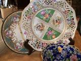 beautiful French plates--many more