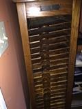 19th Century Wooden Office Cabinet to hold important papers