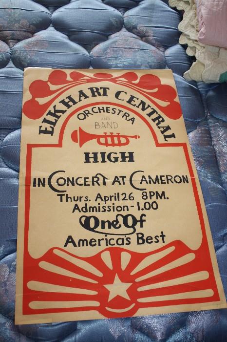 VINTAGE LOCAL POSTER