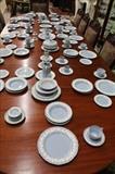 29 - 140 pieces of Wedgewood china, blue and white