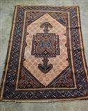201 - Antique  Persian rug, 3'4x4'8