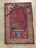203 - Extremely small antique Persian rug, 2'1x2'11