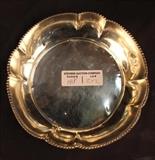 242 - Great sterling bowl, 2 in. T, 8 in. D.
