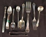 271 - Misc. sterling flatware, 12 pieces.