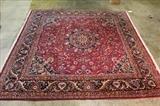 286 - Antique Persian rug, almost square, 9'8 x 10'.