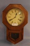 318 -31 day wall clock  in walnut case.
