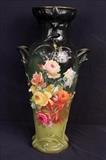 331 - Early hand painted porcelain vase, signed Royal Bonn Germany (Excellent Piece).