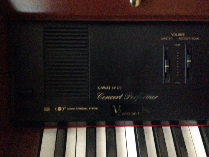 Kawaii Model CP170 Concert Performer V2 Version II Digital Piano ~ Great condition and includes bench, original documentation and all of the accessories! 
