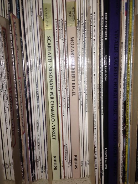 Superb collection of over a 1000 Vinyl LP mostly classical music, Frank Sinatra, Dean Martin and more! All music arrange in categories. Many are very rare!!