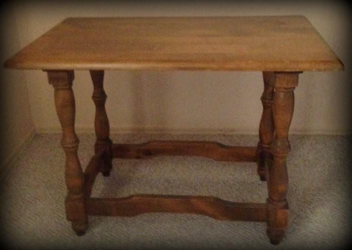 Solid wood table ~ perfect for any room in the house!