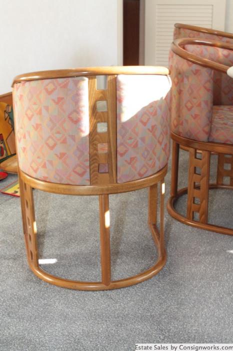 Italian Mid Century Modern dining chairs, set of 6