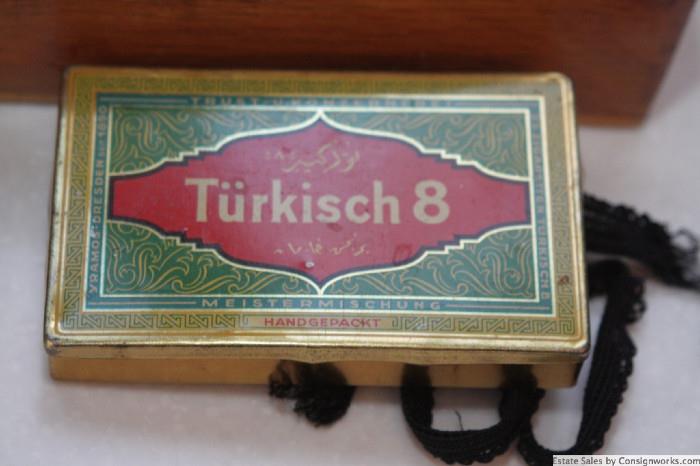 Vintage German cigarette tin