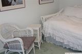 White wicker trundle daybed furniture