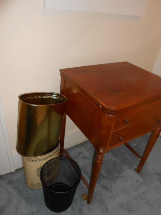 sewing machine side table