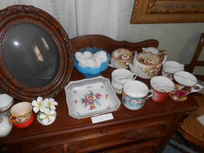 antique mustache cup / mugs, Nippon Tea Service, 