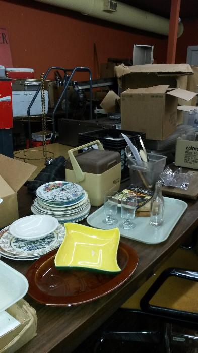 Plates, utensil and glassware