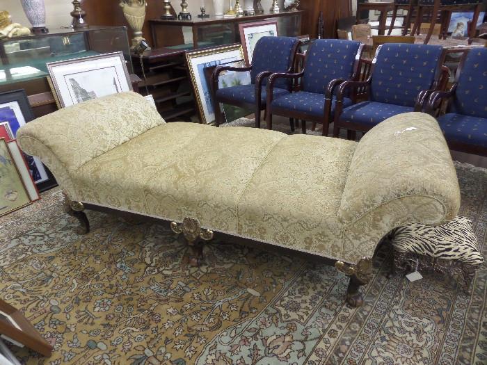 1850's German Daybed with gilt detail