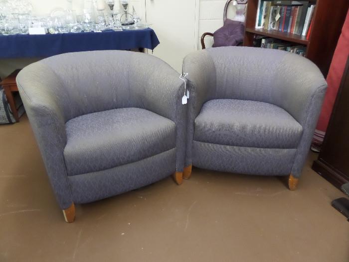 pair of Bernhardt chairs
