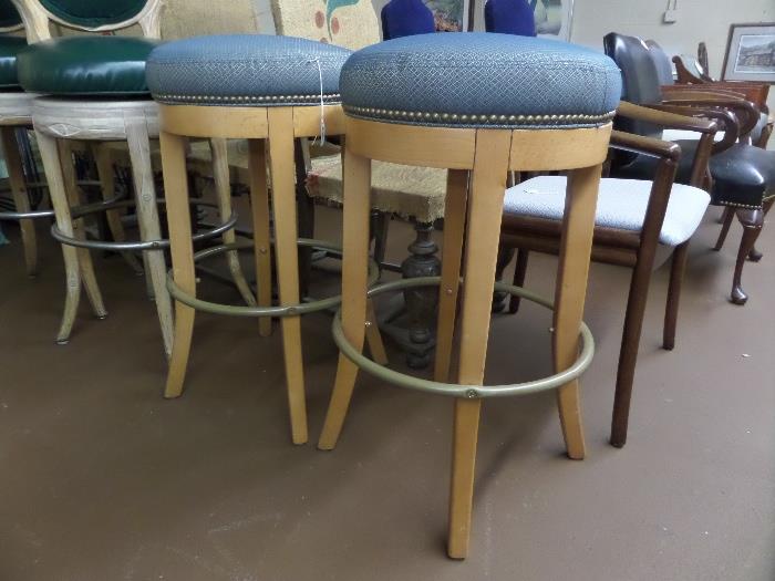 pair of Shelby Williams bar stools