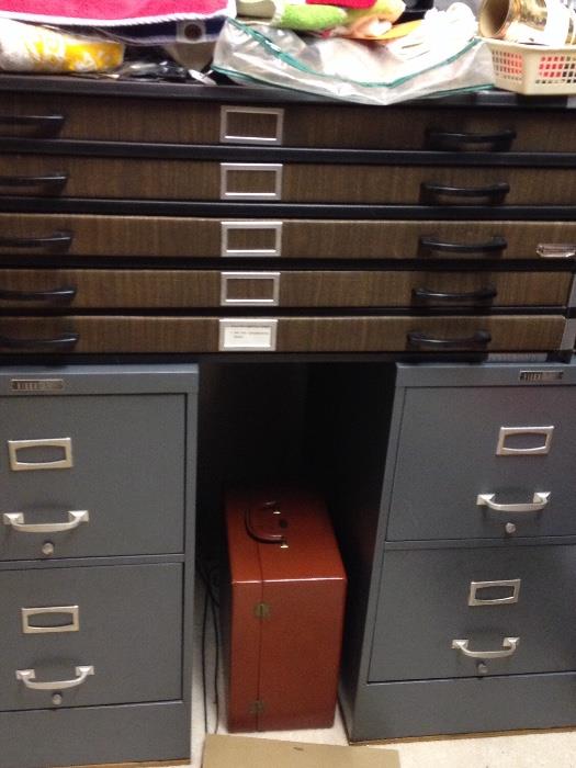 file cabinets - drafting drawers