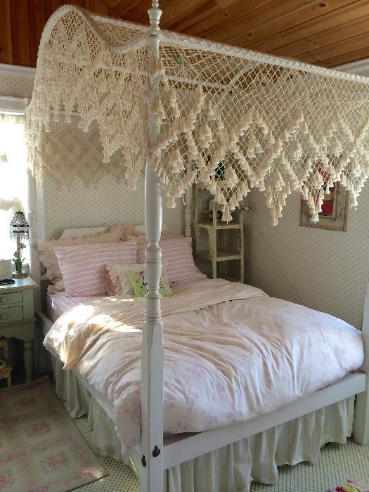 Beautiful Macrame Canopy bed